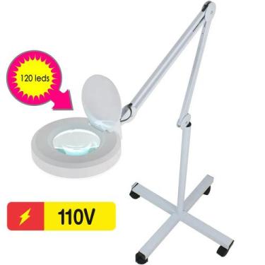 Imagem de Lupa Led Luminária 120 leds SMD regulavel Estética 110V GT724-1 - Lorb