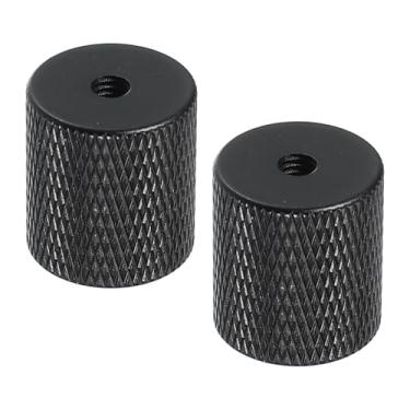 Imagem de PATIKIL Adaptador de parafuso de tripé fêmea de 1/10.2 cm para macho M4, 2 peças de conectores de porca de tripé parafuso de montagem para câmera, conversor de cabeça dupla para suporte de microfone