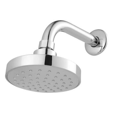 Imagem de Ducha Chuveiro Slim Flex Redondo Inox Aquecedor Gás, Solar -