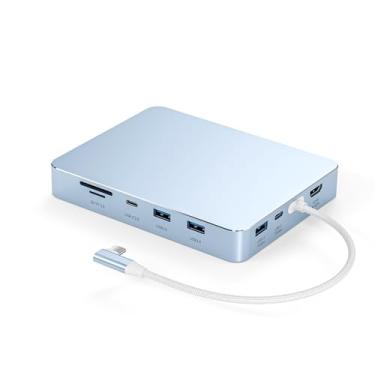 Imagem de Hub USB C para Mac de 24 polegadas 2021/2023/2024, hub USB iMac 8 em 1 com expansão SSD M.2 (SSD não incluído), com USB A/C 3.2 10 Gbps, SD/TF, HDMI iMacM1 M3 M4 Acessórios para Dock
