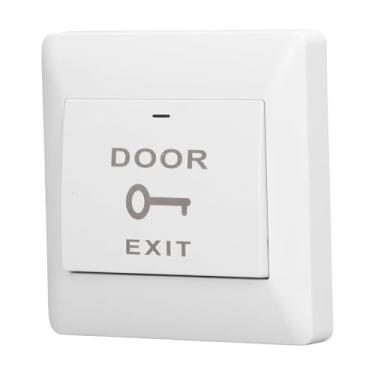 Imagem de Controle de acesso à porta, botão de apertar para sair, botão de liberação NO/NC/COM painel de interruptor WIFI, aplicativo remoto, controle de voz, painel de interruptor inteligente de 12 V para