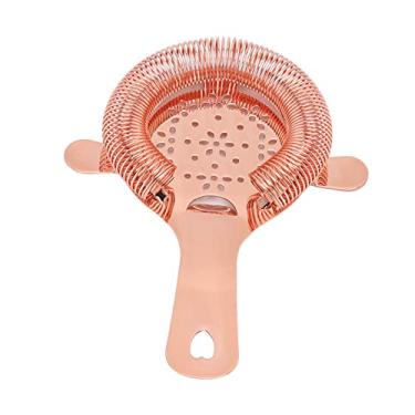 Imagem de Naroote Coador de Coquetel, Coador de Barra Forte Resistência Design Minimalista para Bares (Ouro rosa)