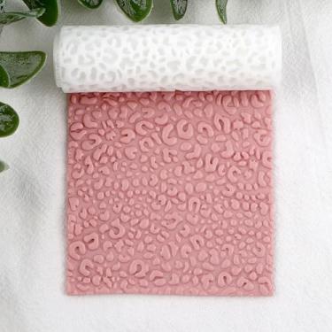 Imagem de Rolo de textura de argila de polímero, rolo de argila de polímero para fazer brincos, funciona com cortadores