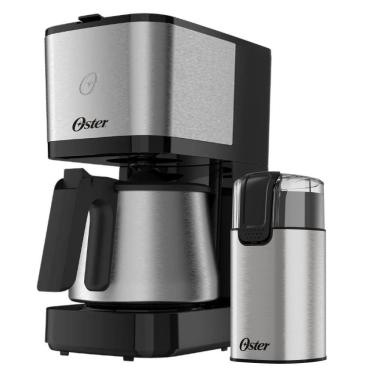 Imagem de Kit Cafeteira Jarra Inox 1,2L e Moedor de Café Elétrico Inox 220V