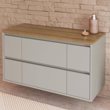 Imagem de Armário de Banheiro Berlim 2 Portas 4 Gavetas Arenas - Art In Móveis