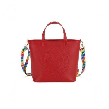 Imagem de Bolsa Shopper Mickey Stamp Vermelho - Unico Vermelho
