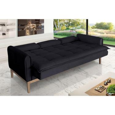 Imagem de Sofá Cama Rivieira 1.70m - Preto
