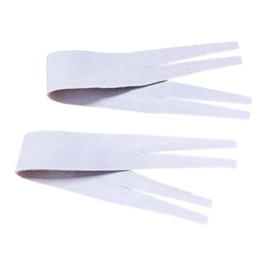 Imagem de JunZheHub Alças de Mão para Pratos, Correias para Pratos, Peça Versátil E Confiável, Acessório para Instrumentos de Percussão para de Banda, Aniversário, Cinza Branco