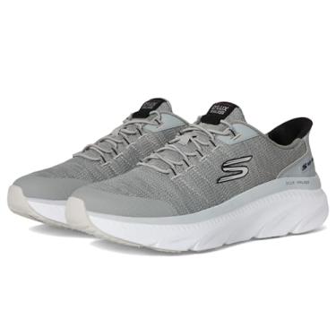 Imagem de Skechers Tênis masculino D'lux Walker 3.0 Drevven Hands Free Slip-in, Cinza/preto, 47