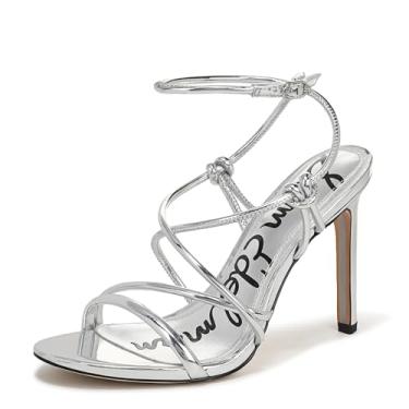 Imagem de Sam Edelman Sandália feminina de salto Isadora, Prata macia, 34