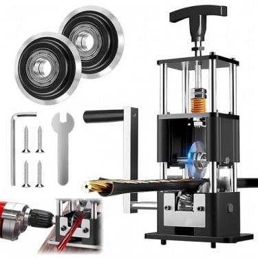 Imagem de Lightdream Máquina De Decapagem Fios Cobre, Ajustável 0,04" A 1", Inclui 2 Lâminas Substituíveis, Ideal Para Cabos Sucata E Reciclagem, Compatível Com Furadeira Manual Ou Elétrica
