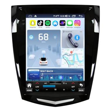 Imagem de [4G + 64G] Rádio de carro para Cadillac ATS XTS SRX CTS 2013-2018: tela sensível ao toque de 9,7 polegadas estéreo de substituição sem fio Carplay Android Auto BT5.0 FM/AM/RDS DSP SWC 5G WiFi tela