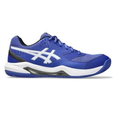 Imagem de Tênis ASICS Gel-Dedicate 8 Saibro - Masculino - Branco/Azul - tam: 43