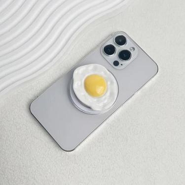 Imagem de Suporte Para Telefone Egg, Grip Dobrável Para Magsafe, iPhone, Mac, Sa