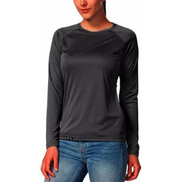 Imagem de Camiseta UV Protection Feminina UV50+ Tecido Ice Dry Fit Secagem Rápid