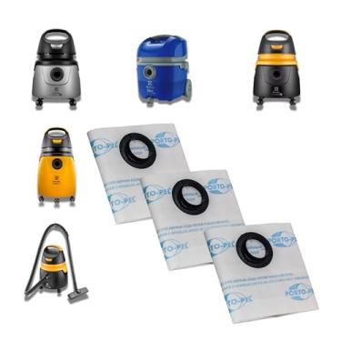 Imagem de Conjunto 6 Sacos Descartáveis para Aspirador de Pó - Compatível com Eletrolux Hidrovac Acqua Power Flex A10 GT Refil