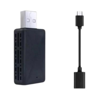 Imagem de Adaptador Wireless Carplay Android Auto 2 Em 1 Dongle Inteligente 5G W