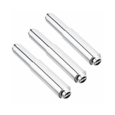 Imagem de Rolo de Suporte Papel Higiênico com Mola Plástico 3 Pacotes Substituição para Uso Longo Prazo Fácil Aplicar e Instalar Ajuste Universal Interna Rolamento Firme