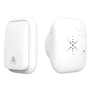 Imagem de Campainha Residencial Sem Fio com 38 Melodias [Branco]