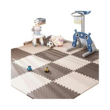 Imagem de Tapete De Atividades Em Espuma Para Crianças, Peças De Quebra-Cabeça, 