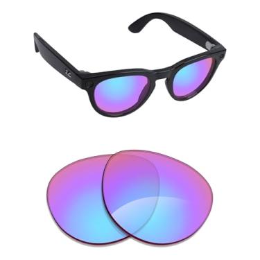 Imagem de Alphax Lentes de reposição polarizadas para óculos de sol Ray-Ban Meta Headliner RW4009F 51 mm - Opções, Tracer Rose espelhado