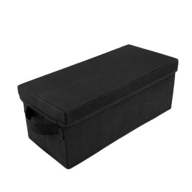 Imagem de Ｂｅｓｇａ Caixa organizadora para CDs e DVDs com alças, ideal para guardar equipamentos de áudio música no carro, Preto