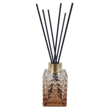 Imagem de Difusor aromatizador de ambiente frasco de vidro decorado - DUSHOP