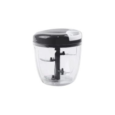 Imagem de Processador de Alimentos Manual 2 em 1, 5 Lâminas Inox, 900ml, com Mixer Batedor, 13cm x 19cm