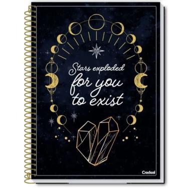 Imagem de Caderno Espiral Universitário A4 1 Matéria 80 Folhas Stamp Credeal Estampa 2