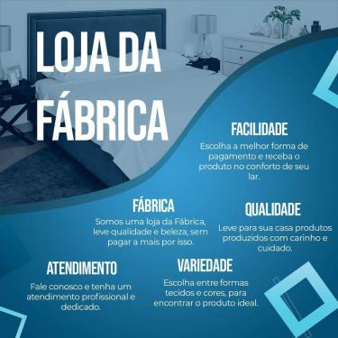 Imagem de Baú Sapateira Estofada Casal King Size 195 Cm Terra Corino Skybox Cinza