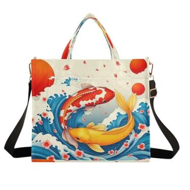 Imagem de Burbuja Sacola feminina japonesa dourada vermelha de veludo cotelê, bolsa tiracolo para compras, trabalho, viagens, C88, Medium