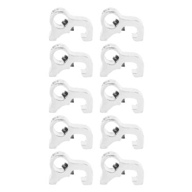 Imagem de Asixxsix Kit de Dispositivo de Bloqueio de Disjuntor Em Miniatura RCD de 10 Peças, Liga de Alumínio Com Aberturas de 8 Mm, Trava de Caixa de Disjuntor para Disjuntores Elétricos Loto Kit