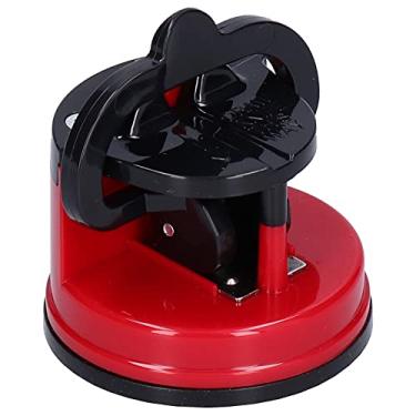Imagem de Generic Afiador de Faca Manual Ferramenta Eficiente de Apontador de Tesoura para Cozinha, Material de Aço Abs + Tungstênio, 1 X Afiador de Faca Cena aplicável: Cozinha (Vermelho)
