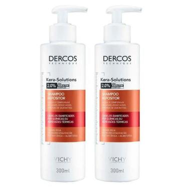 Imagem de Vichy Kera Solutions Shampoo Kit com 2 unidades, Kit