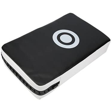 Imagem de Generic Almofada de Chute de Boxe Durável Equipamento de Treinamento de Alvo de Espuma de EVA para Basquete de Boxe Sanda para Todos Os Níveis de Habilidade Preto + Branco 19,7x11,8x3,9in