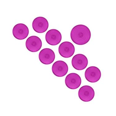 Imagem de KIMISS 12 Peças Capas de Botão a De-20.2mm e 25. M Capas de Botão Mecânico para Interruptores Kailh, Cereja, Ttc, Akko e Gloriosos (Roxo)