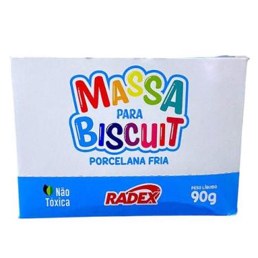 Imagem de Massa pronta para Biscuit - 90g Radex Porcelana Fria, Marrom chocolate