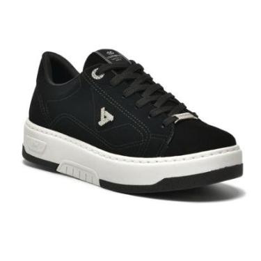 Imagem de Tenis Via Marte Chunky Flatform Plataforma 126-017 Preto Nobuck-Feminino