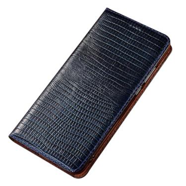 Imagem de FWYANZH Capa flip para Google Pixel 10 Pro XL/10 PRO/10, capa de couro genuíno com textura de lagarto fecho magnético à prova de choque, capa carteira com suporte, cromada, 10Pro