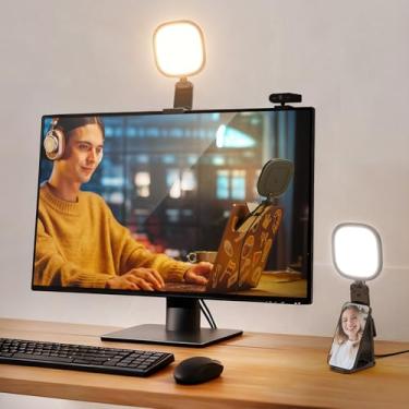 Imagem de NEEWER BASICS Barra de luz para monitor de 12,7 cm com suporte, painel LED USB iluminado de borda bicolor de 10 W, iluminação de tela inteira CRI95 para computador, laptop, webcam, videoconferência