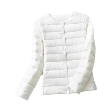 Imagem de Jaqueta Feminina Slim Fit Ultra Leve E Compactável De Pluma De Pato Br