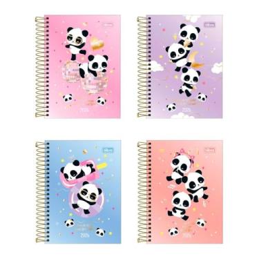 Imagem de Agenda Escolar Diária Panda Lovely Friend 110x154mm Tilibra