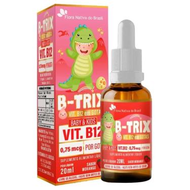 Imagem de B-trix (vitamina B12 Infantil) 20ml Sabor Morango - Flora Nativa do Brasil-Unissex
