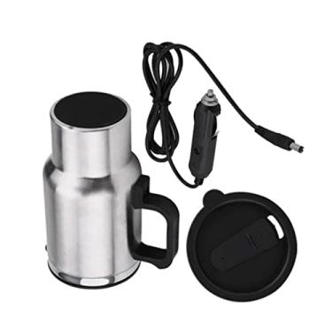 Imagem de ZJchao Copo de Aquecimento de Carro 12V, Caneca de Aço à Prova de Vazamento de Grande Capacidade Com Temperatura Constante Eletrônica, para Veículos e a Maioria Dos Porta-copos de