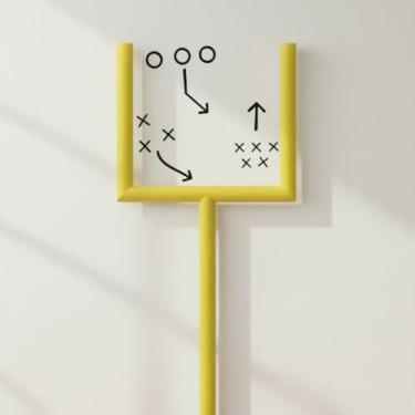 Imagem de Pangda 31 Pcs Football Party Decorations Kit Football Goal Wall Decor Include 9 Pearl Cotton Tube 21 Tactical Stickers 1 Traceless Tape for Room Decor Sports Game Day Sport Theme Party Decorations