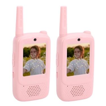 Imagem de Diydeg Intercomunicador de Videochamada Infantil, Brinquedo de Rádio Sem Fio de 2 Vias Com Tela de 2,0 Polegadas e Bateria Recarregável para Interação de Vídeo Nítida e Chamadas