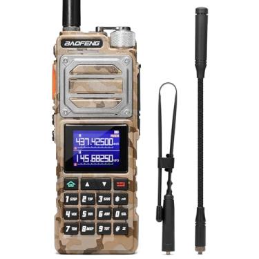 Imagem de BAOFENG Rádio Portátil Baofeng Uv-25 De 10 W Com Banda Dupla, Tripla Potência, Receptor Uhf Vhf Fm Noaa Com Bateria De 5200 Mah E Porta Usb-C, 999 Canais, Rádio Bidirecional Tático Para Adultos, Com