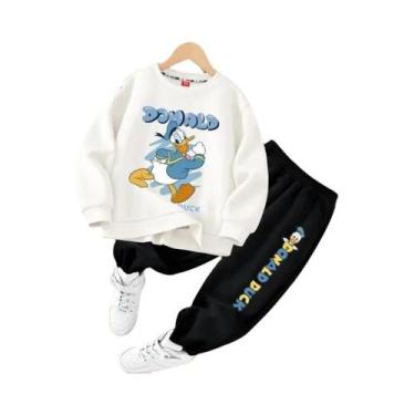 Imagem de Conjunto De Moletom De Algodão Para Menina E Menino Com Estampa Do Pat