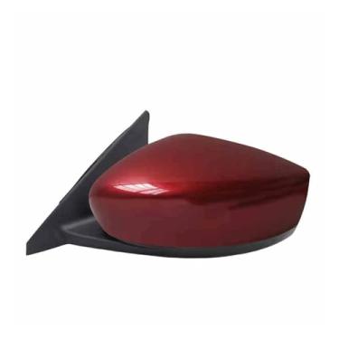 Imagem de Compatível com nissan kicks 2017 2018 2019 acessórios de montagem do espelho retrovisor do carro ajuste elétrico automático sinal de volta(Red 3 Pin Right)