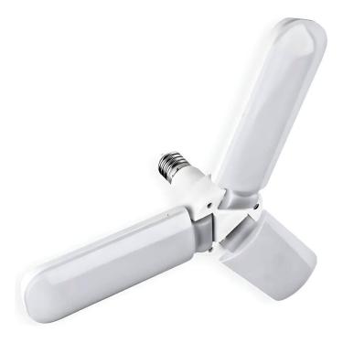 Imagem de Lâmpada Led 3 Pétalas Ajustável 45W E27 Branco Frio